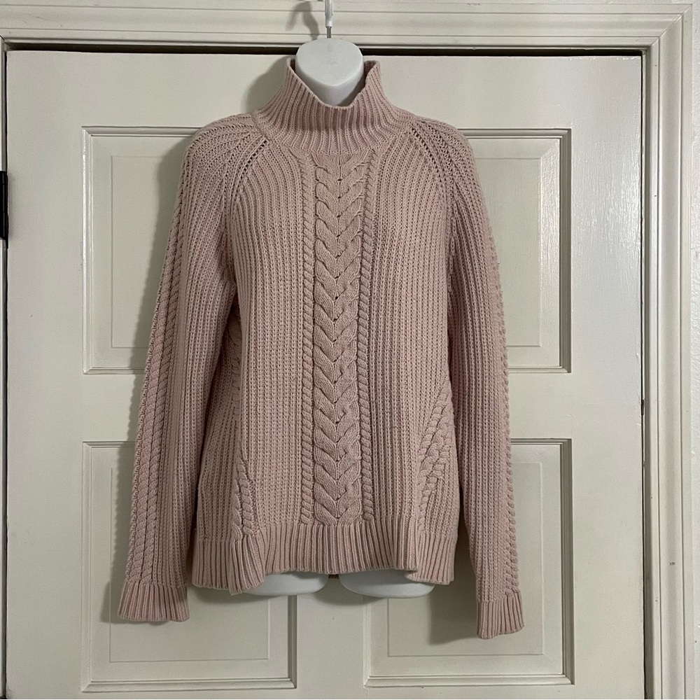Lululemon Bring the Cozy Turtleneck Sweater Pink